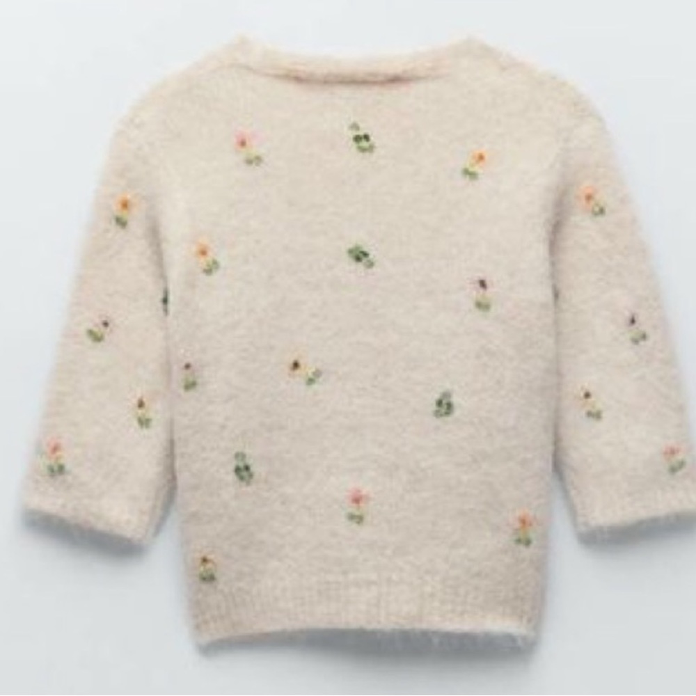 Zara knit beaded sweater set - Picture 5 of 9